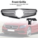 2009–2013 Mercedes Benz E-Klasse Coupé/Cabrio W207 C207 Diamond Frontgrill Chrom Ersatz-Stoßstangengrill-4