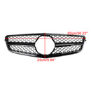 Mercedes Benz 2008-2013 C-klass W204 C180/C200/C220/C250/C300/C350 Främre stötfångargrill Svart galler-2