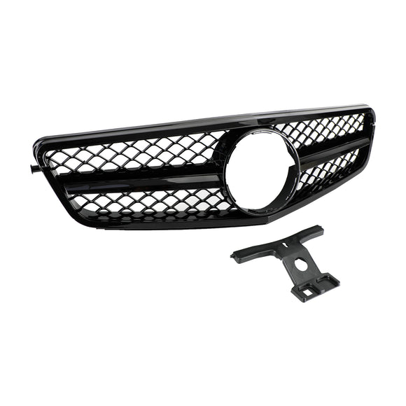 Mercedes Benz 2008-2013 C-klass W204 C180/C200/C220/C250/C300/C350 Främre stötfångargrill Svart galler