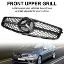 2008-2014 Mercedes Benz W204 C-Class C200 C250 C300 C350 Front Bumper Grill w/LED Grille-5