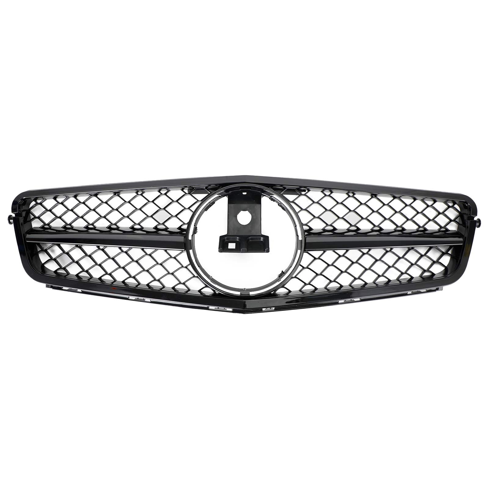 Mercedes Benz 2008-2014 C-Class W204 C250 C300 C350 Front Bumper Grill Black Replacment Grille