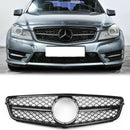 Mercedes-Benz 2008-2014 W204 Calandre de pare-chocs avant avec LED pour Mercedes-Benz Classe C (C200, C250, C300, C350)-1