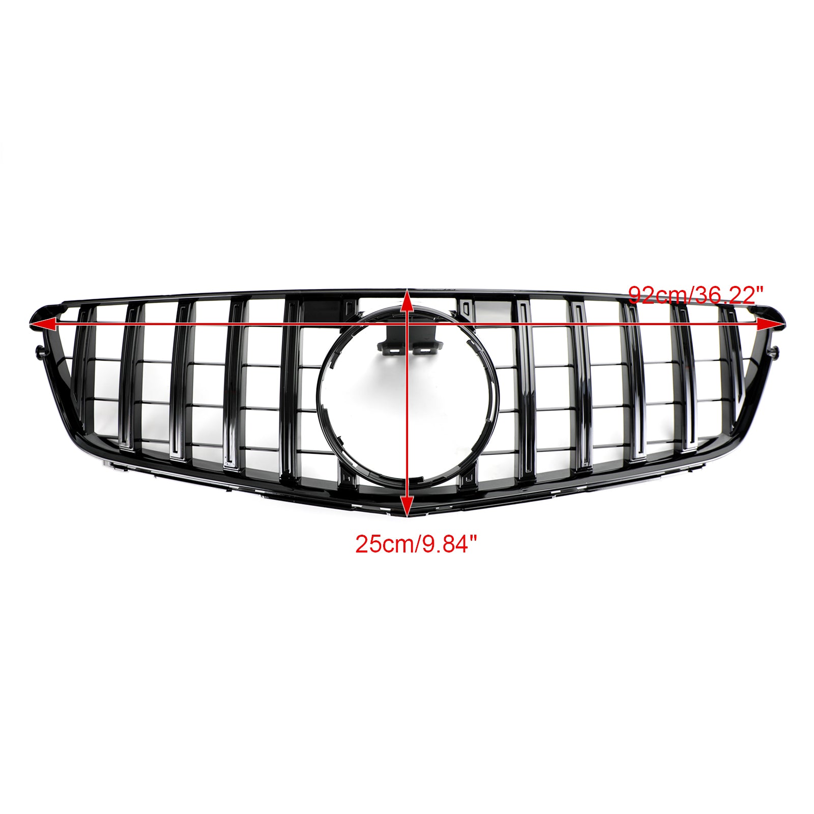 Grille de pare-chocs avant de style GT pour Mercedes Benz W204 Classe C C250 C300 C350 2008-2014