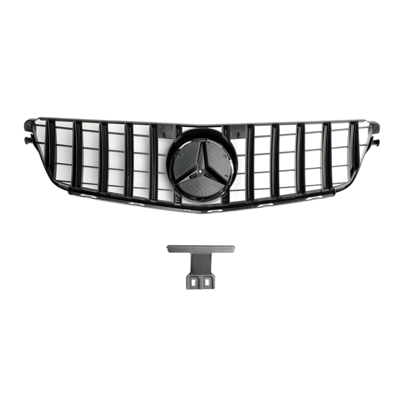 Rejilla de parachoques delantera negra de repuesto para Mercedes Benz Clase C W204 C250 C300 C350 2008-2014