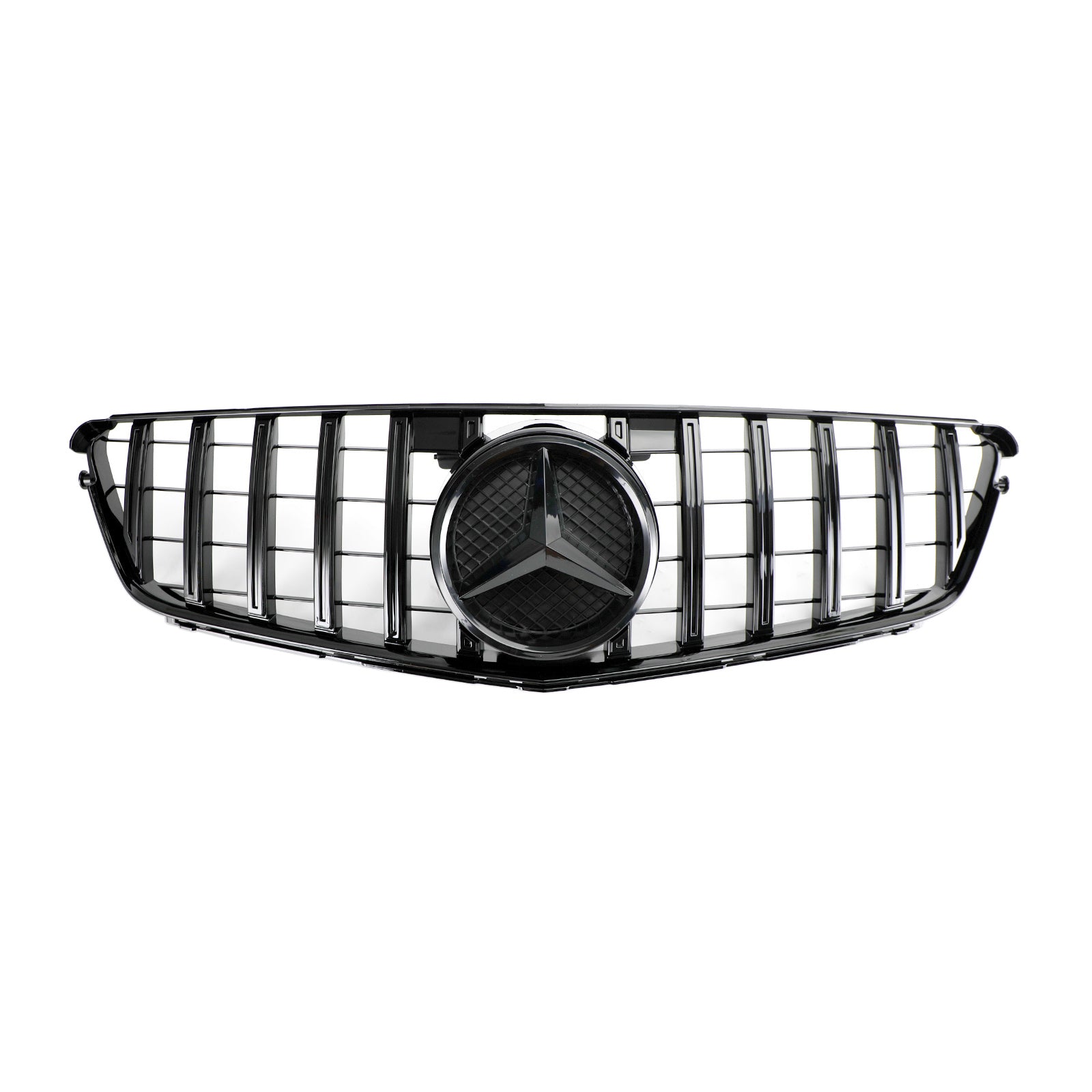 Mercedes Benz 2008-2014 C-Class W204 C250 C300 C350 Front Bumper Grill Black Replacment Grille