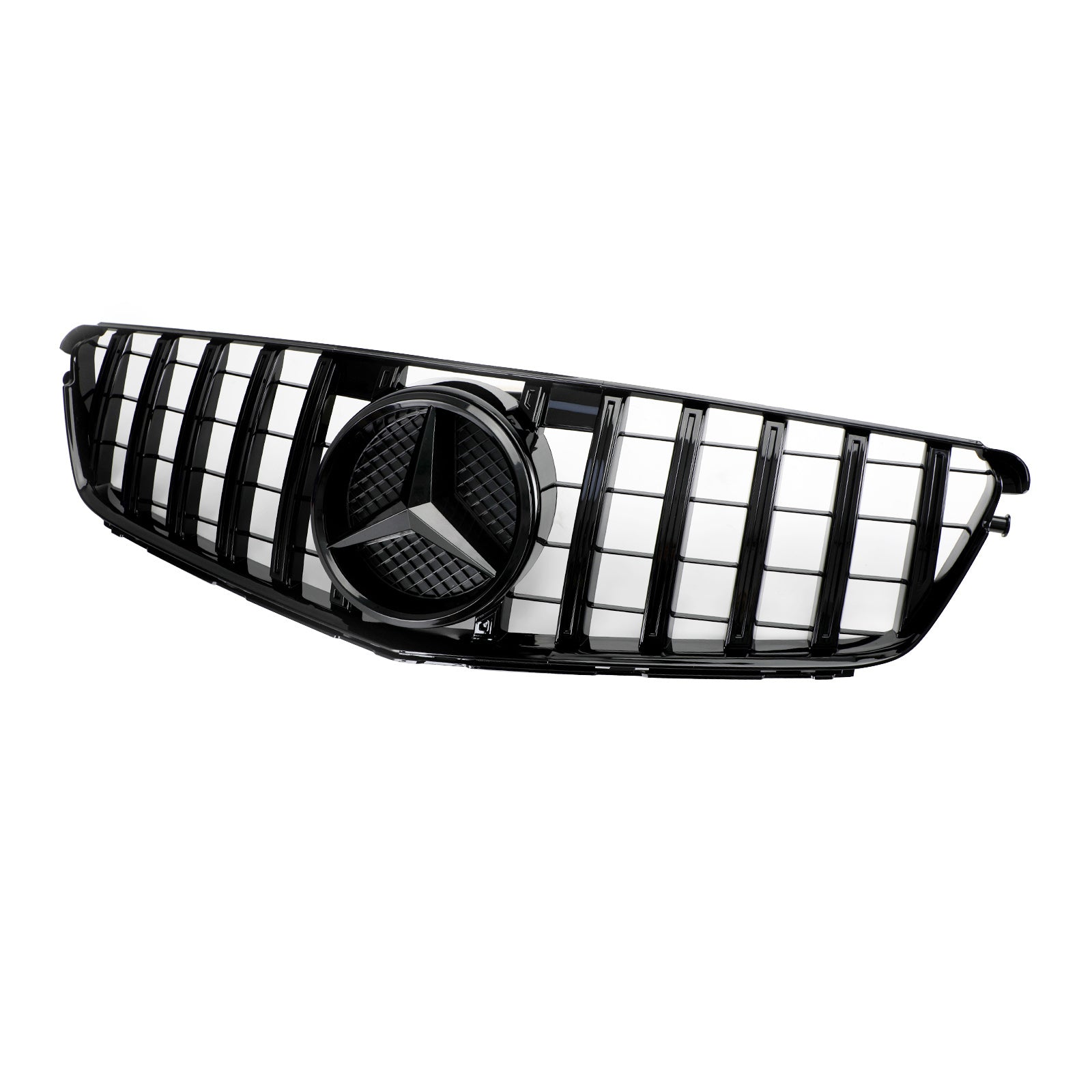 Mercedes Benz 2008-2014 C-Class W204 C250 C300 C350 Front Bumper Grill Black Replacment Grille