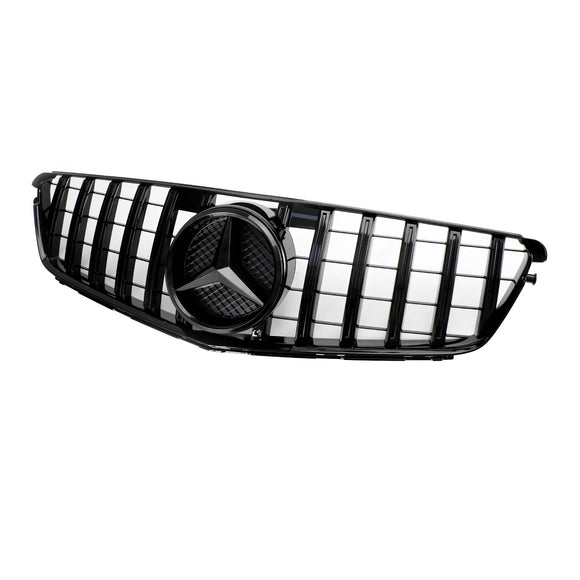 Mercedes Benz Classe C 2008-2014 W204 Grille de pare-chocs avant noire de remplacement pour C250 C300 C350