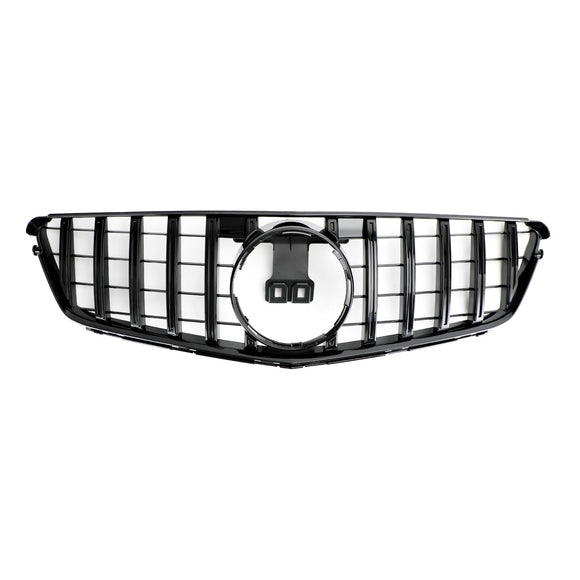 Mercedes Benz Classe C 2008-2014 W204 Grille de pare-chocs avant noire de remplacement pour C250 C300 C350