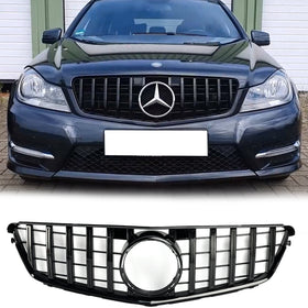 Mercedes Benz 2008-2014 W204 Griglia paraurti anteriore Classe C C250 C300 C350 Griglia stile GT