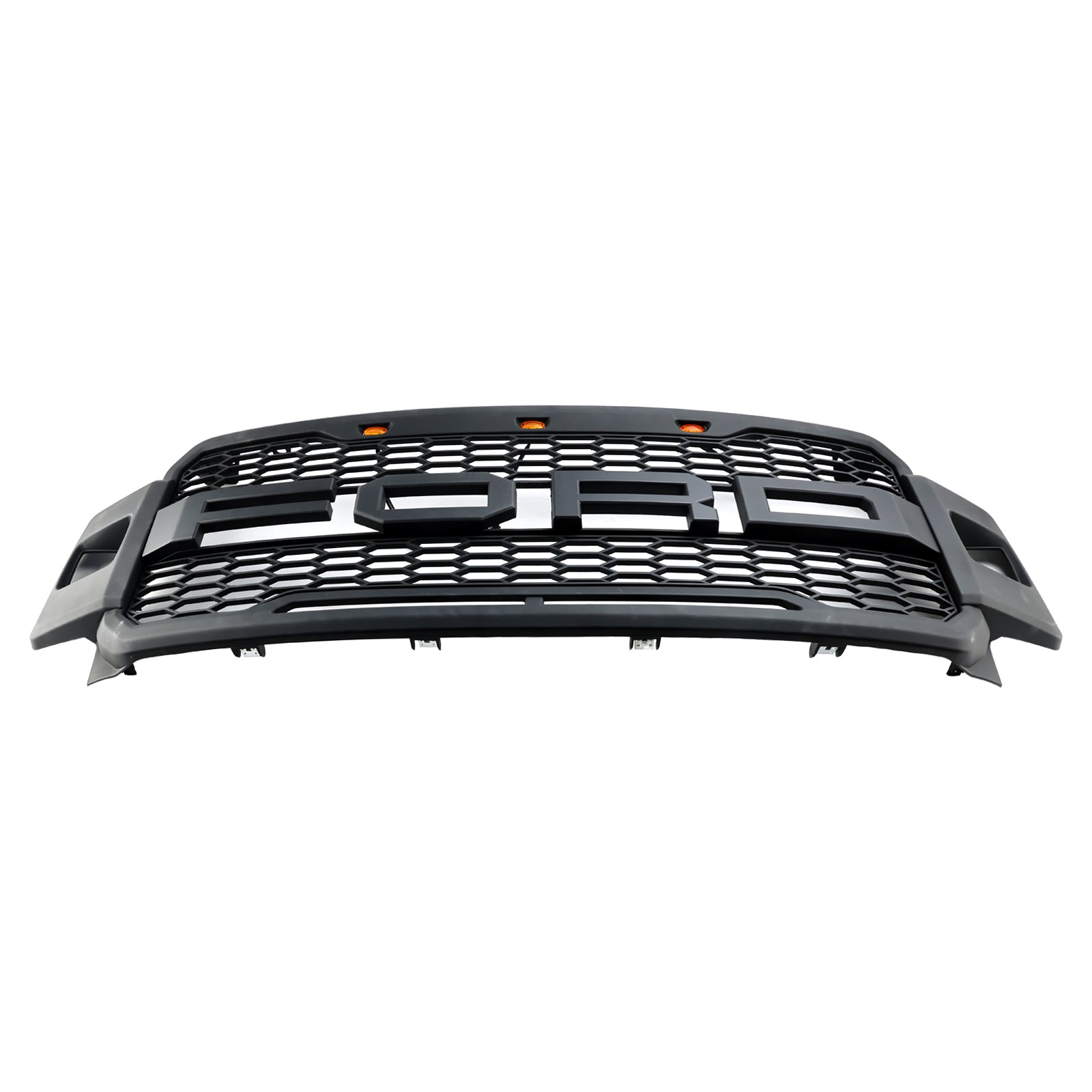 Parrilla de parachoques delantero estilo Raptor para Ford F250 F350 F450 F550 Super Duty 2017-2019, color negro mate