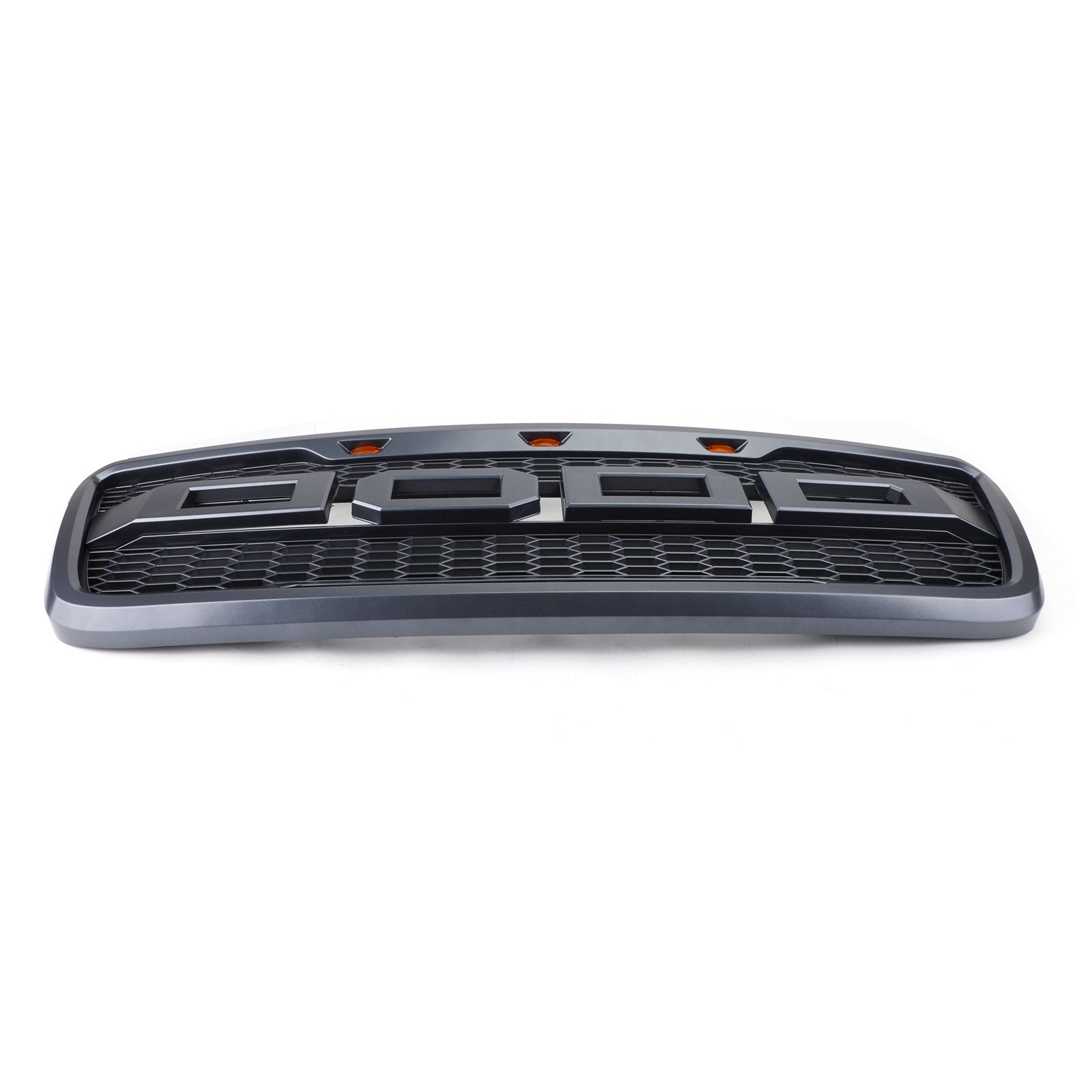 Parrilla delantera de malla estilo Raptor gris y negro con LED para Ford F150 XLT/Lariat/FX4/King Ranch 2004-2008