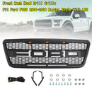 2004-2008 Ford F150 Raptor Front Grill Bovenbumper Honingraat Zwarte Grille Met LED & Brief-4