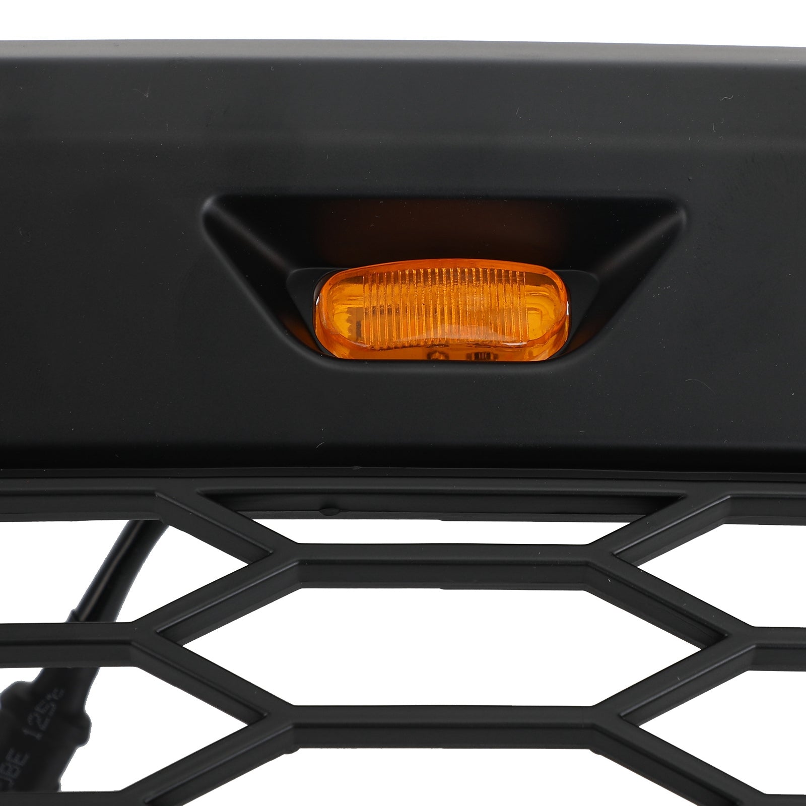 2004-2008 Ford F150 Raptor Front Grill Upper Bumber Honeycomb Black Grille With LED & Letter