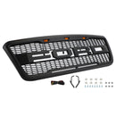 2004-2008 Ford F150 Raptor Front Grill Bovenbumper Honingraat Zwarte Grille Met LED & Brief-11