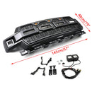 Griglia per paraurti anteriore Ford F150 Raptor Style 2018-2020 Griglia nera con LED-2