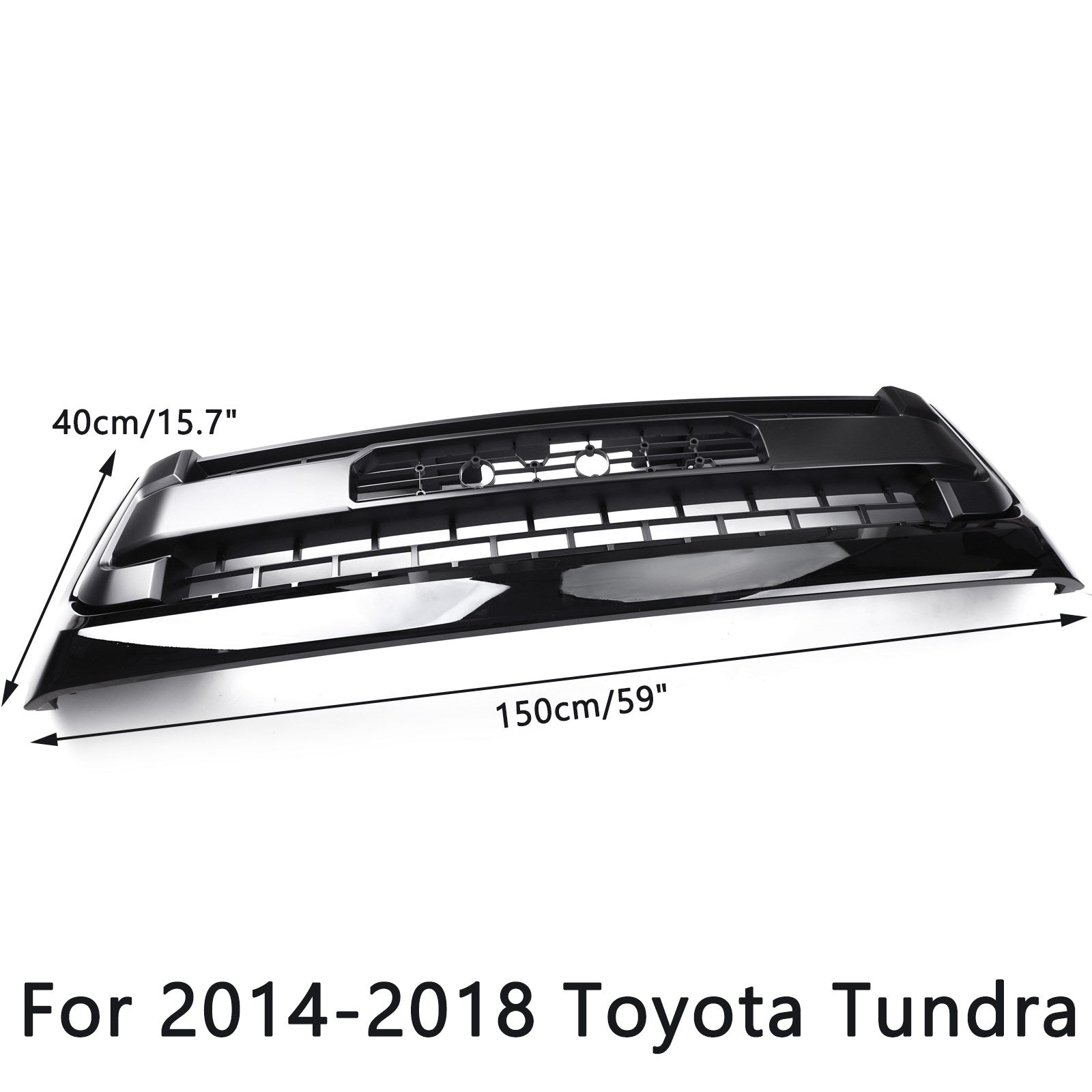 Grille de remplacement noire en nid d'abeille pour Toyota Tundra 2014-2018 - 0