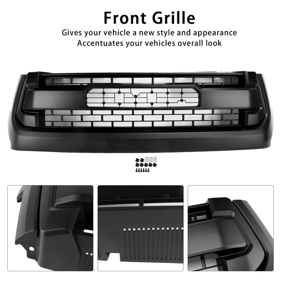 2014–2018 Toyota Tacoma TRD PRO Style Grille Frontstoßstange Mattschwarzer Grill mit Toyota-Buchstaben