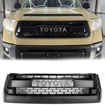2014-2018 Toyota Tacoma TRD PRO grade estilo pára-choque dianteiro grade preta fosca