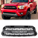 2012-2015 Toyota Tacoma TRD PRO Style Mesh Grill Replacement Black Grille-3