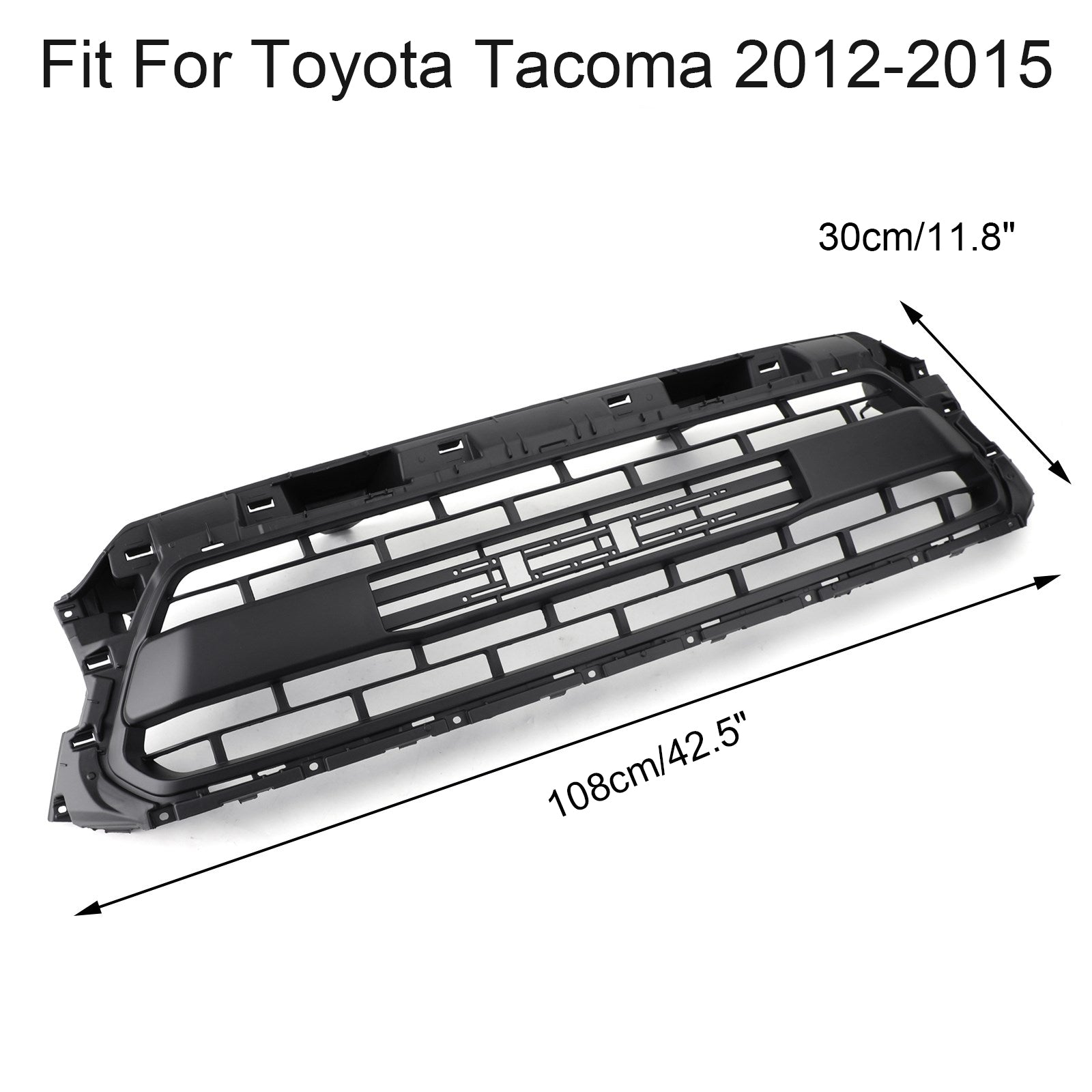 2012-2015 Toyota Tacoma TRD PRO Honeycomb Grill Replacement Black Grille Kit