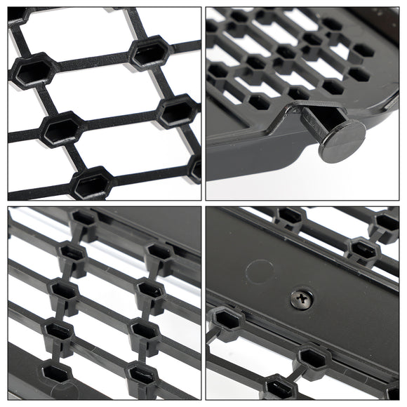 Mercedes Benz Classe C 2008-2014 W204 Calandre avant chromée noire diamantée C200 C230 C250 C300 C350