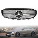 2016-2019 Mercedes Benz E-Class W213 E200 E250 E300 E400 E43 Sedan Sports Grill Diamond Silver Front Grille-4