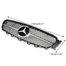 2016-2019 Mercedes Benz E-Class W213 E200 E250 E300 E400 E43 Sedan Sports Grill Diamond Silver Front Grille-2