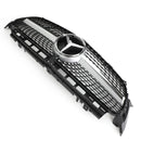 2016-2019 Mercedes Benz E-Class W213 E200 E250 E300 E400 E43 Sedan Sports Grill Diamond Silver Front Grille-9