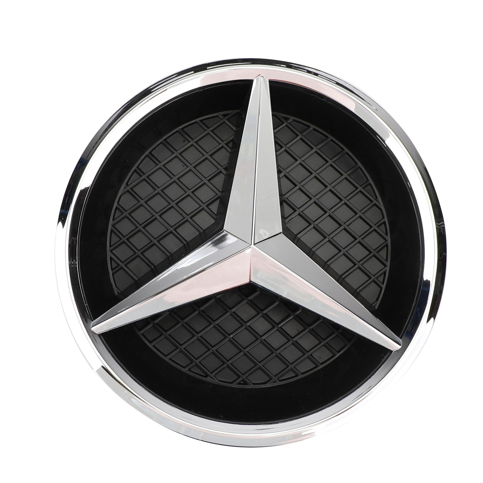 Parrilla delantera cromada en negro diamante Mercedes Benz Clase C W204 C200 C230 C250 C300 C350 2008-2014