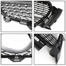 2017-2018 Mercedes Benz E-Class E400 E43 Sedan Sports Grill Diamond Silver Front Grille-6