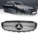 2016-2019 Mercedes Benz E-Class W213 E200 E250 E300 E400 E43 Sedan Sports Grill Diamond Silver Front Grille-3