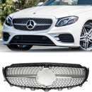 2016-2019 Mercedes Benz E-Class W213 E200 E250 E300 E400 E43 Sedan Sports Grill Diamond Silver Front Grille-1