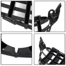 Mercedes Benz Classe C 2015-2018 W205 Grille de pare-chocs avant de remplacement de style GTR pour C205 A205 C200/250/300/350/C43, grille noire-6
