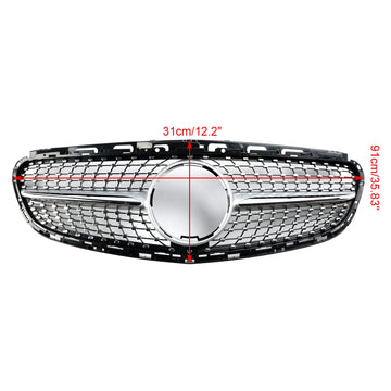 2013-2016 Mercedes Benz E-Class W212 Facelift Front Bumper Grill Diamond Grille - 0