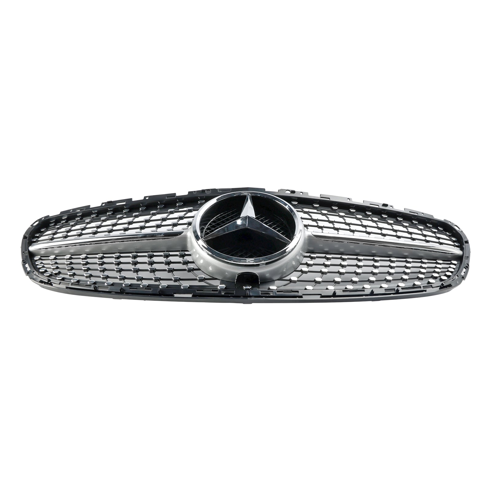 Parrilla de parachoques delantera con diseño de diamante del Mercedes Benz Clase E W212 Facelift 2013-2016