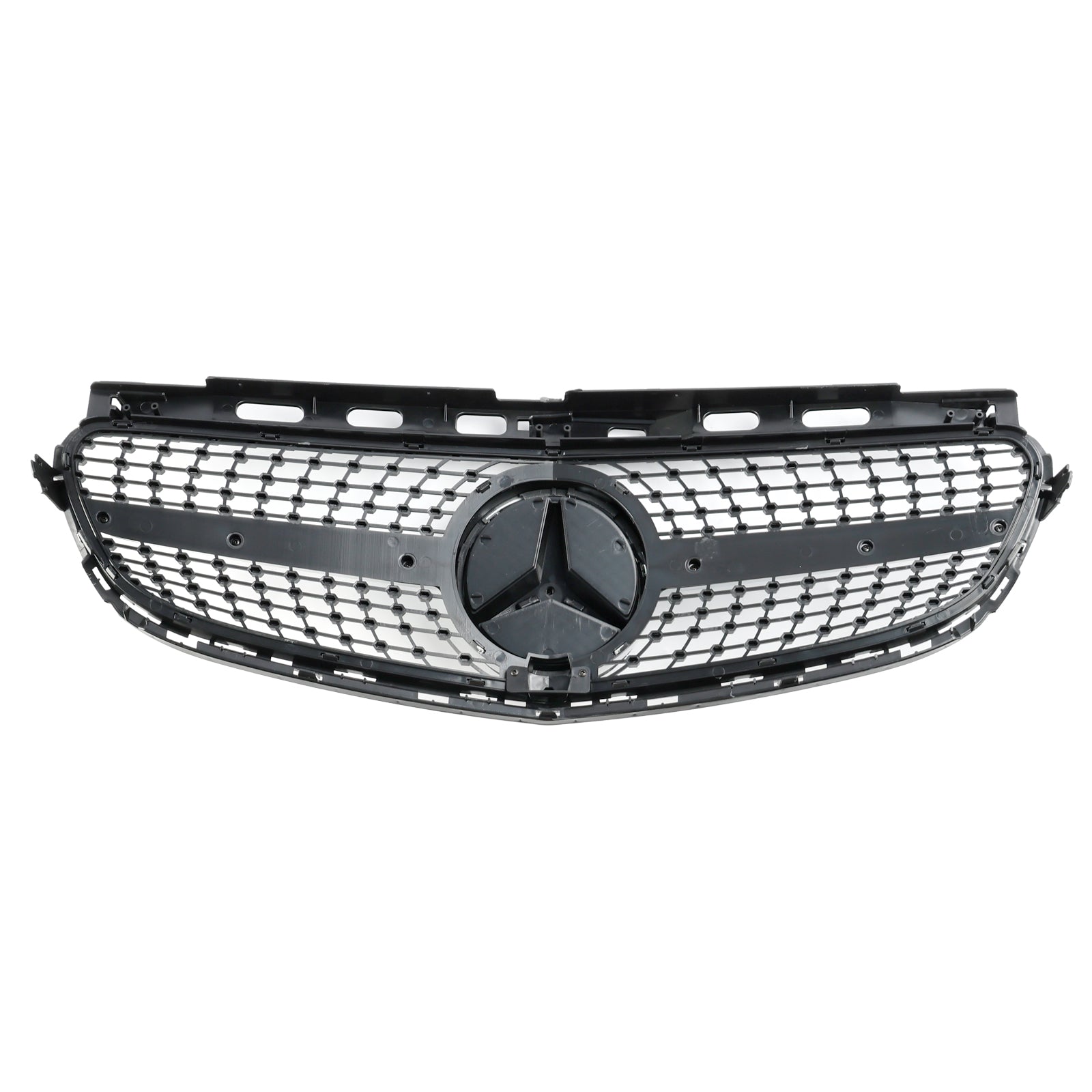 Parrilla de parachoques delantera con diseño de diamante del Mercedes Benz Clase E W212 Facelift 2013-2016