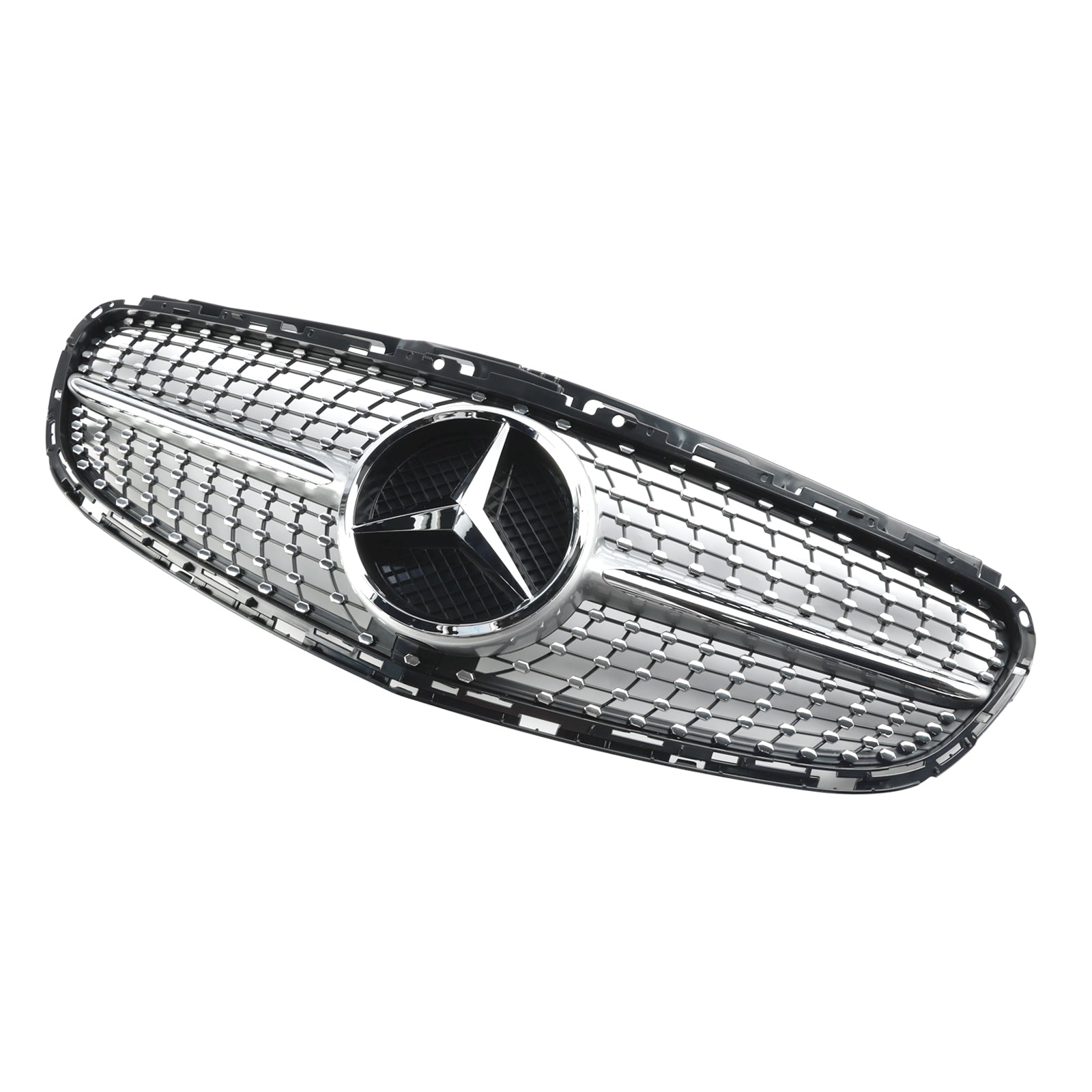 Grille de pare-chocs avant relookée Mercedes Benz Classe E W212 2013-2016 Grille de calandre diamantée