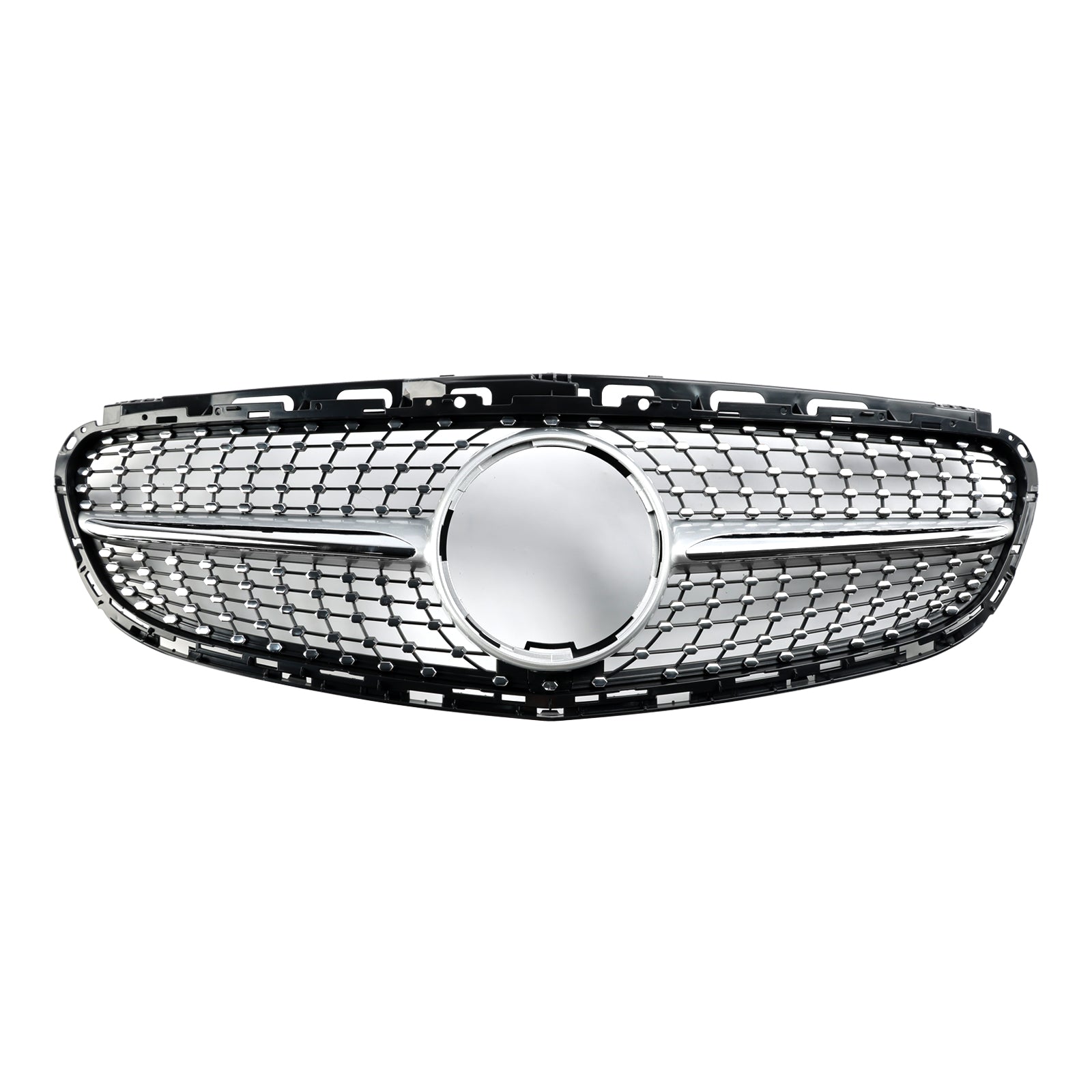 Grille de pare-chocs avant relookée Mercedes Benz Classe E W212 2013-2016 Grille de calandre diamantée