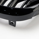 BMW X4 G02 X3 G01 G08 2018-2021 Parrilla de malla frontal negra brillante-20