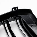 BMW X4 G02 X3 G01 G08 2018-2021 Parrilla de malla frontal negra brillante-21