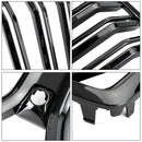 2020-2022 BMW X-Series X6 G06 xDrive40i, xDrive30d, M50i, M50d (avec trou pour caméra) Grille de pare-chocs avant générique-6