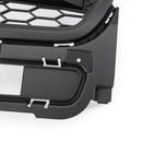 Rejilla negra de repuesto para parachoques delantero superior para Ford Explorer Base/XLT/Limited/Platinum/Sport 2016-2017 con luces-9