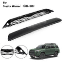 Toyota 4Runner 2020-2024 Kit de grille de pare-chocs avant 2 pièces style TRD PRO noir avec LED-6