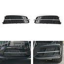 2017-2018 Audi A6 C7 Standard Lower Black Grille Front Bumper Fog Light Cover Grill 4G0807681AN 4G0807682AN-1