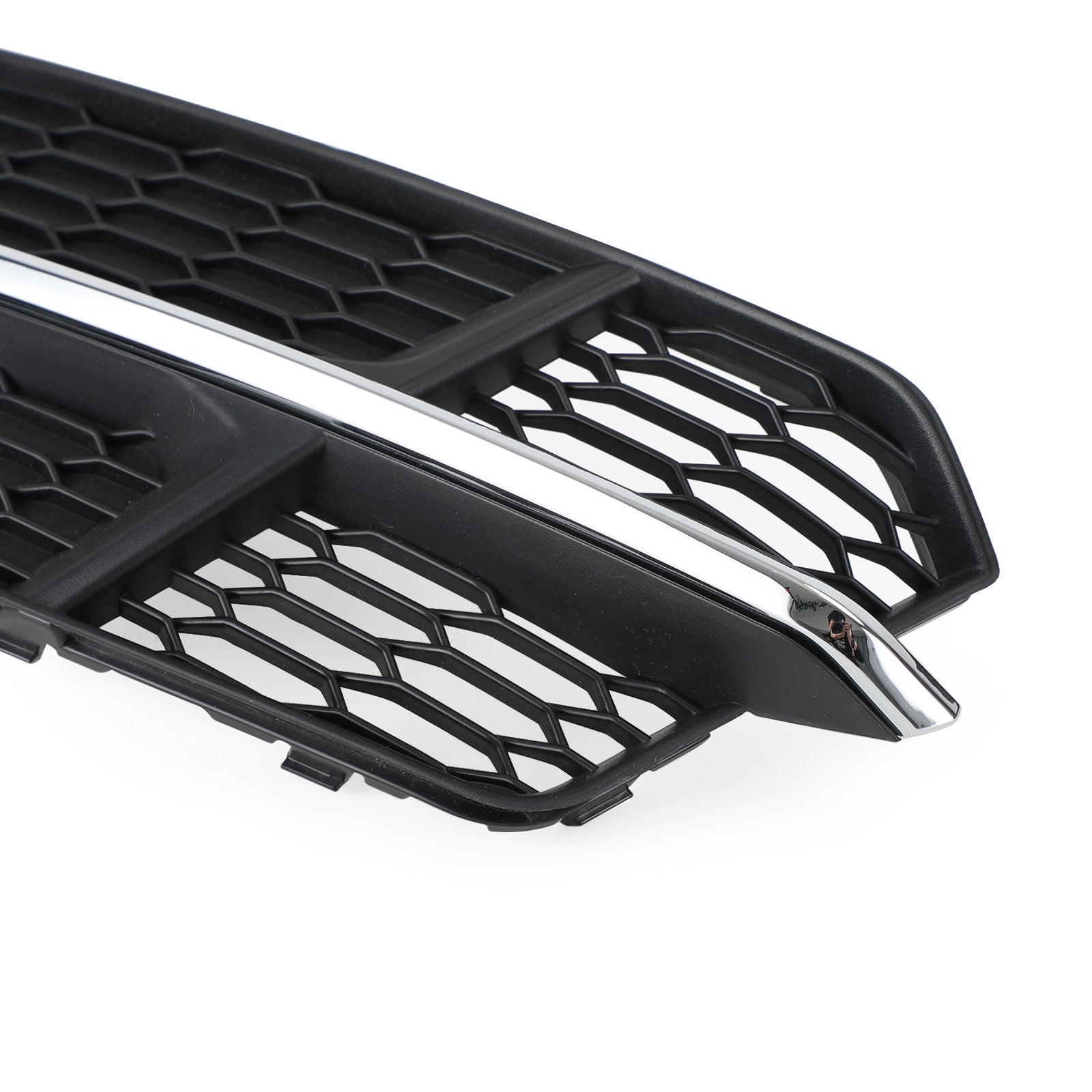 Audi A6 C7 S-Line Stoßstange 2016–2018, vordere Stoßstange, unterer Grill, mattschwarz, 4G0807681AN, 4G0807682AN, generisch