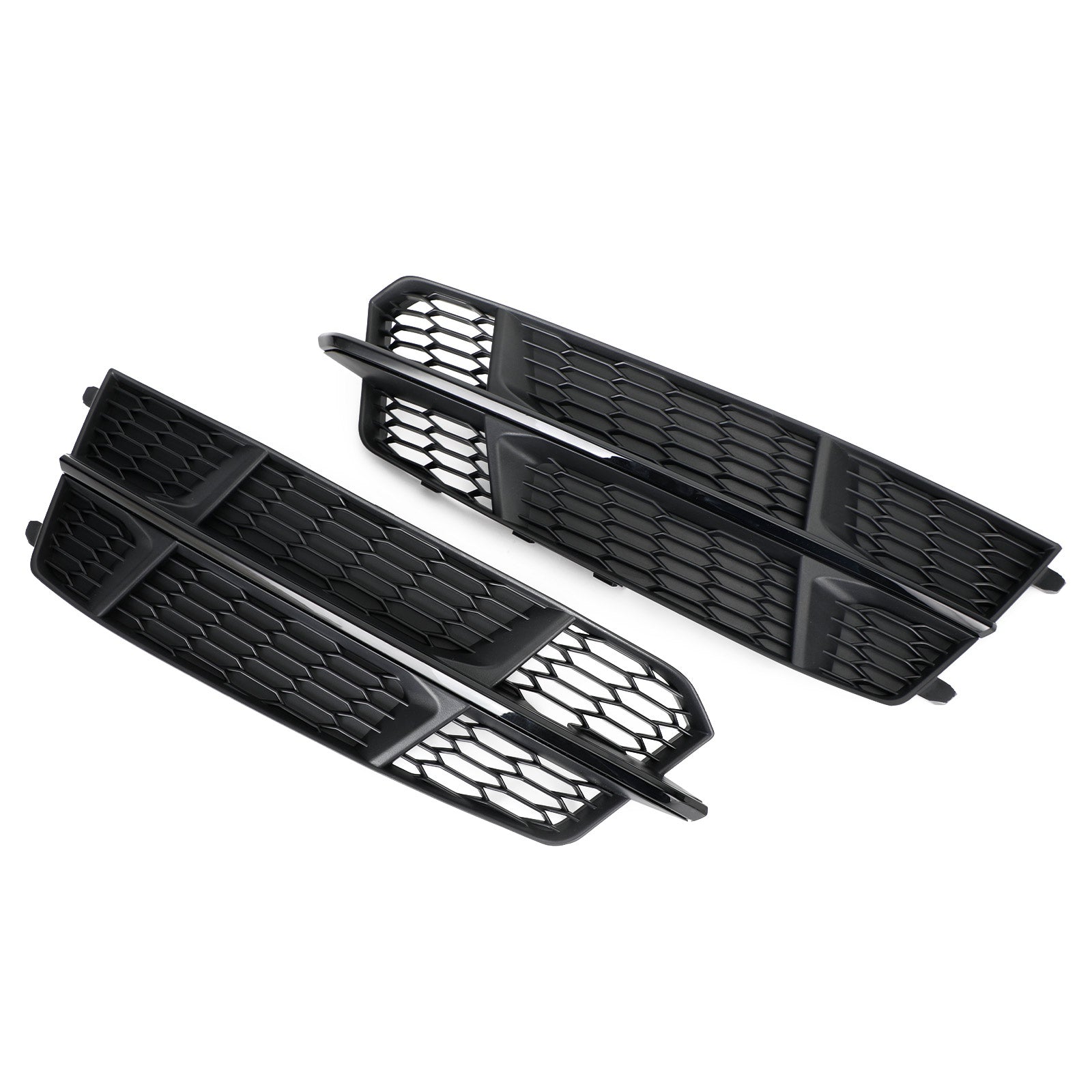 Audi A6 C7 S-Line Stoßstange 2016–2018, vordere Stoßstange, unterer Grill, mattschwarz, 4G0807681AN, 4G0807682AN, generisch
