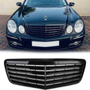 Mercedes Benz E-Class W211 2007-2009 Black Grille Front Bumper Replacement Grill-4