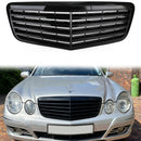 Mercedes Benz E-Class W211 2007-2009 Black Grille Front Bumper Replacement Grill-1