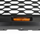 2021–2023 Ford F150 Raptor Style Grille Frontstoßstange Schwarzer Grill MIT/LED<rAMP>Kameraloch mit FORD-Buchstaben-3