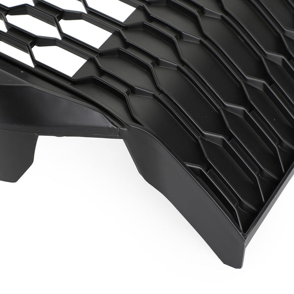 Ford F150 2021 2022 2023 Parrilla estilo Raptor Parachoques delantero Parrilla negra mate en forma de panal con luz LED